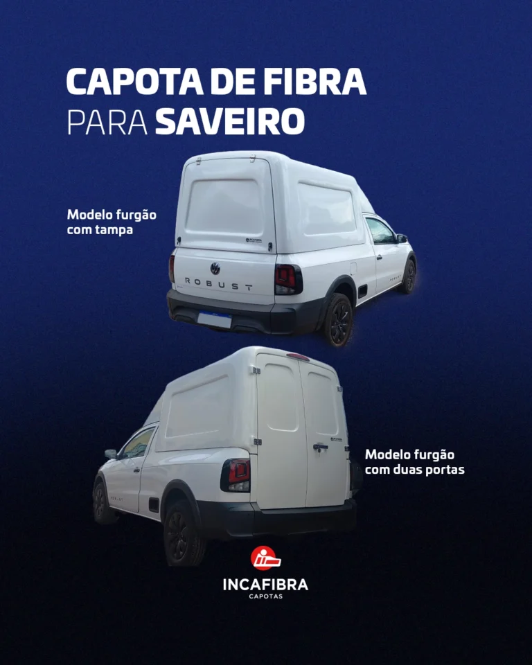capota de fibra para saveiro