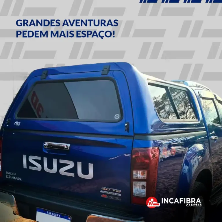 Capota de fibra para Isuzu