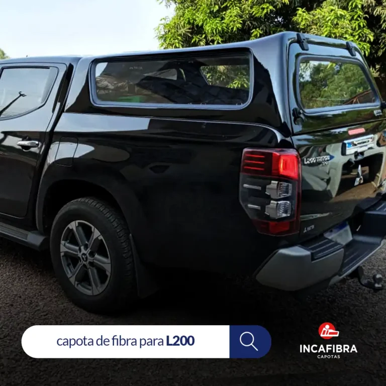 Mitsubishi L200 Triton, capota de fibra Mitsubishi L200 Triton