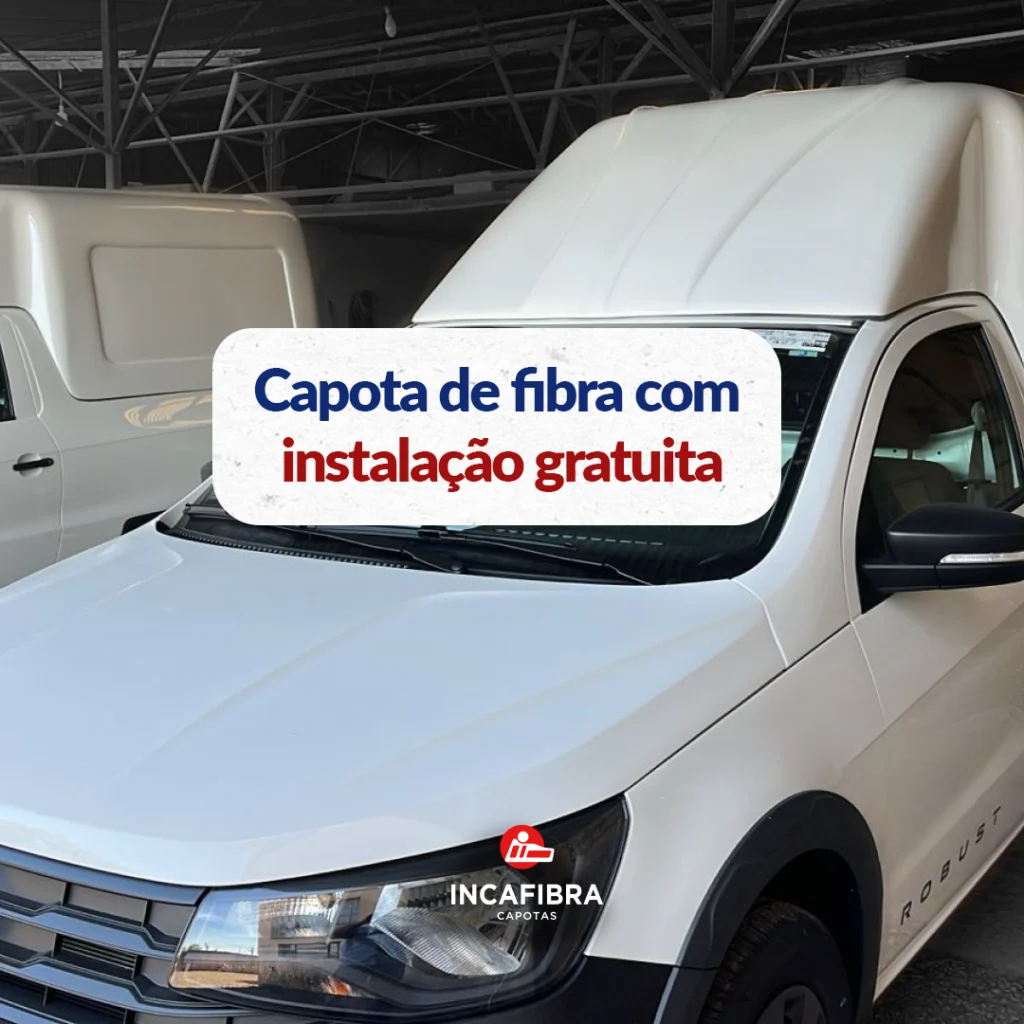 Capota de fibra Saveiro, Capotas de fibra para Saveiro, Capota de fibra Volkswagen Saveiro