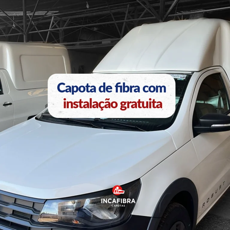 Capota de fibra Saveiro, Capotas de fibra para Saveiro, Capota de fibra Volkswagen Saveiro