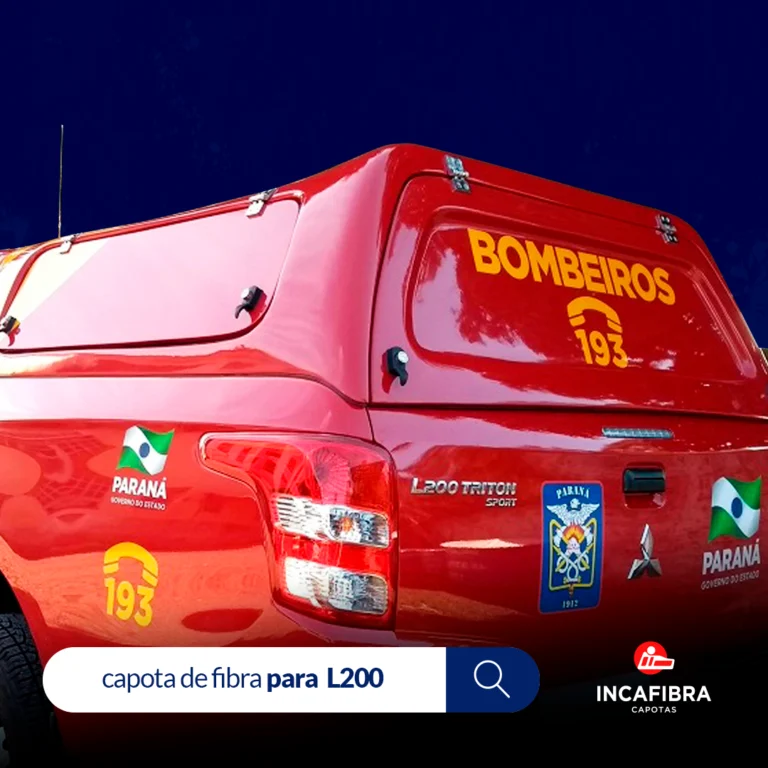 Mitsubishi L200 Triton, capota de fibra Mitsubishi L200 Triton