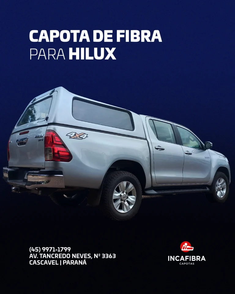 capota de fibra hilux, capota de fibra para hilux
